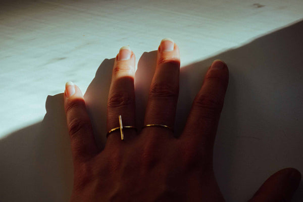 Gold Filled X Cross Rings